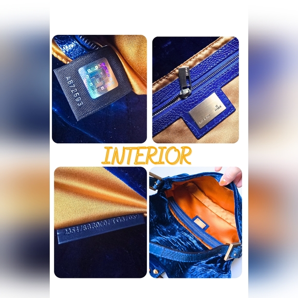 **SOLD**Fendi Baguette Velvet Crocodile Trim - Picture 17 of 17